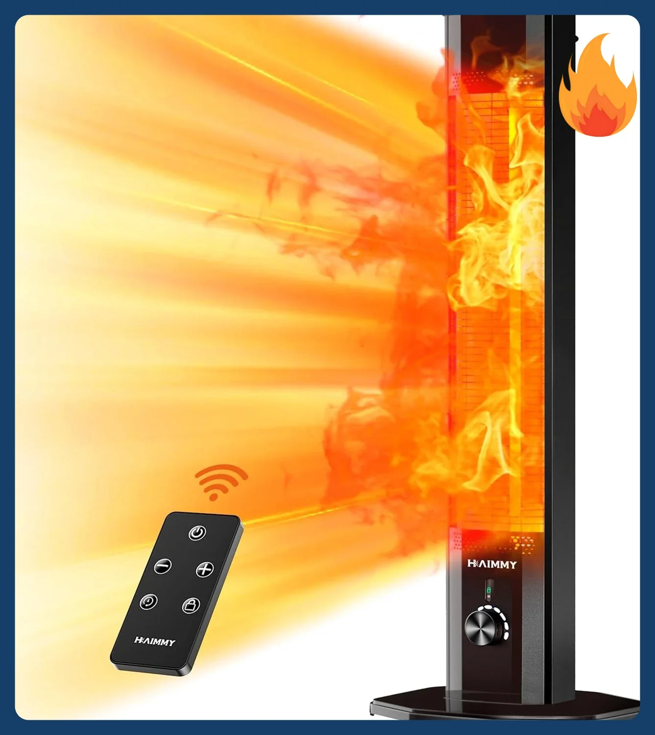 

[Limited Stock!]Outdoor Electric Patio Heater, 42in Infrared Heater with Remote, 9 Heat Levels, 9H Timers, 1500W Instant Heating