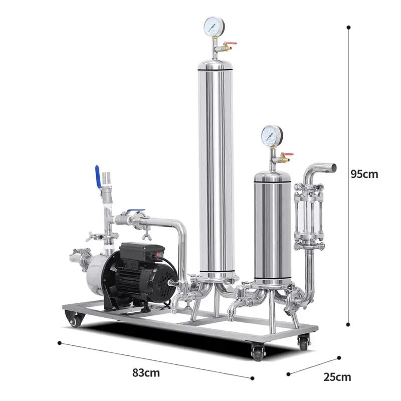 Filtro per liquori in acciaio inossidabile filtro per autoproduzione macchina per la corsa filtro per vino frutta uva piccola per uso domestico commerciale