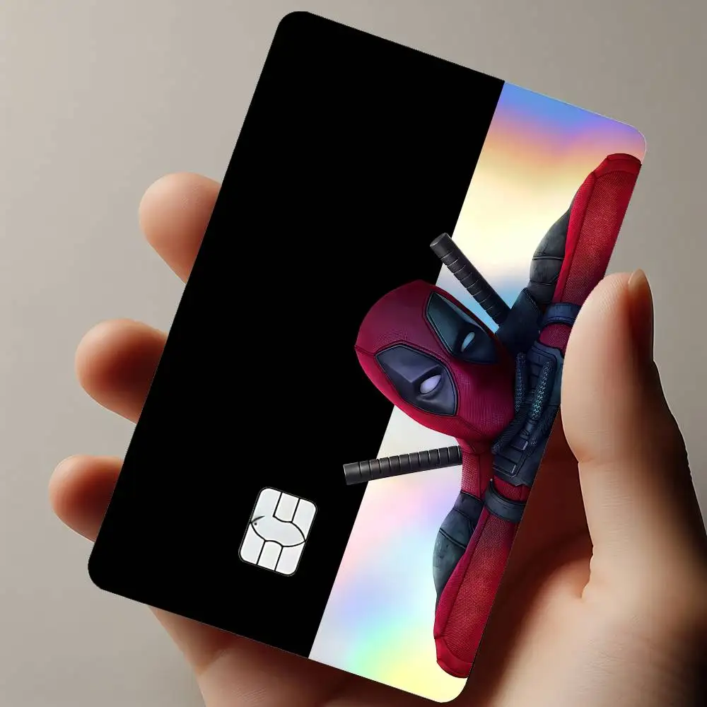 D-DeadpoolS Cool Card Skin Sticker For Debit Credit Card Laser Reflective - view 5