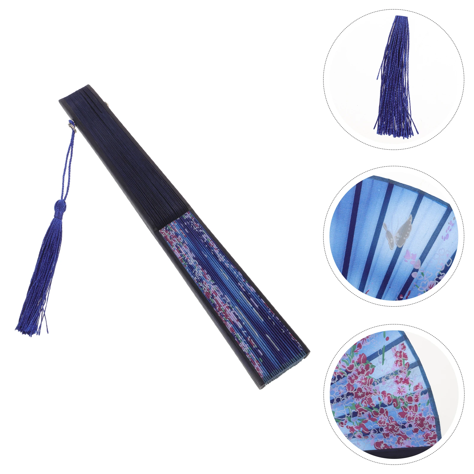 

1pc Classical Folding Creative Tassel Decorative Wall Prop Party Birthday Decoration Handmade Wooden Diy Chinese Style