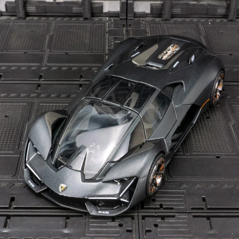 

Diecast 1:24 Alloy Model Car 2018 Terzo Millennio Concept Supercar Metal Vehcile Miniature Collectible Gift Boys Christmas Toys