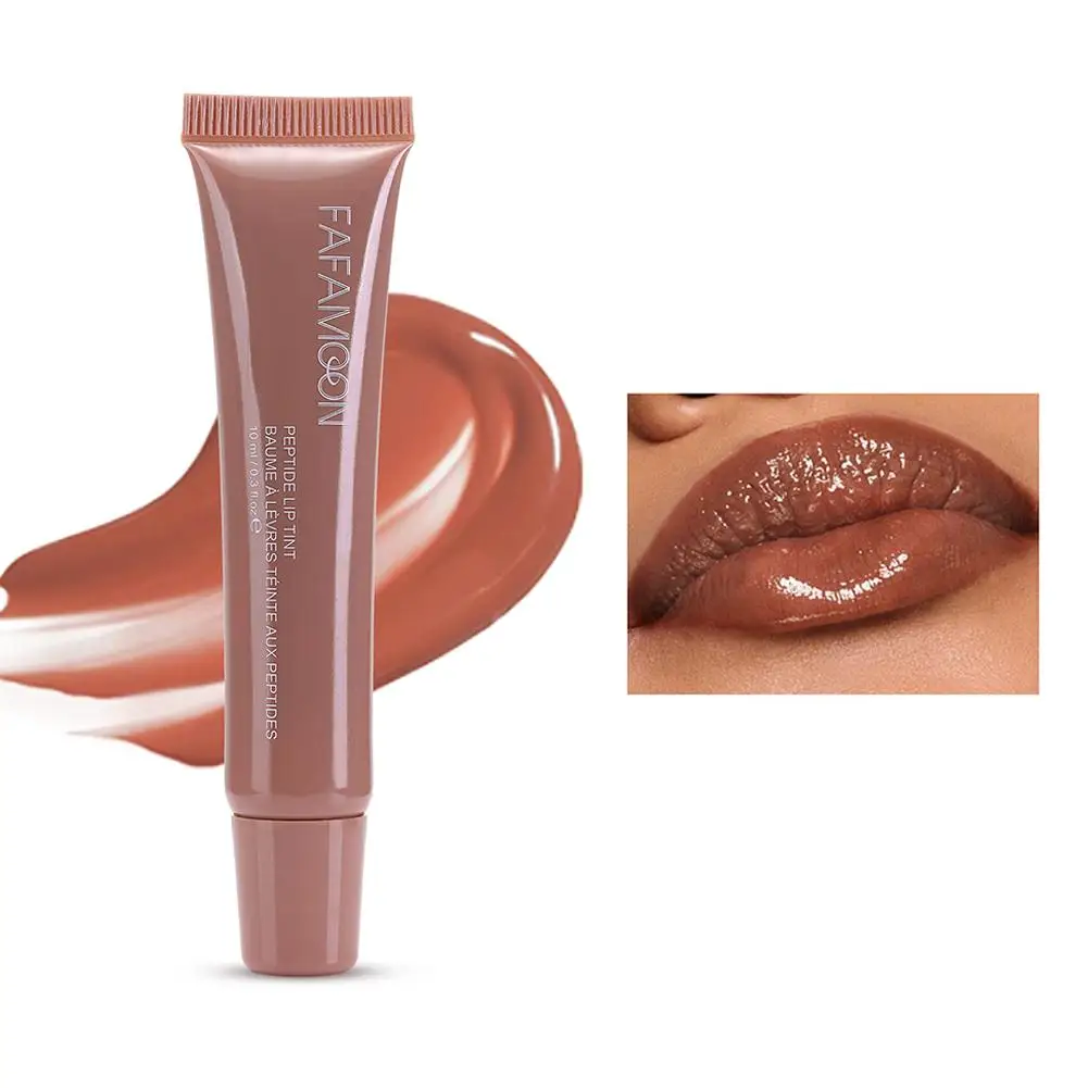 Spiegel Wasser Licht Lippen glasur feuchtigkeit spendender Lippenstift langlebiges Make-up Glas Lip Öl Glanz Kosmetik Lippen stift sexy trans parer k9i2