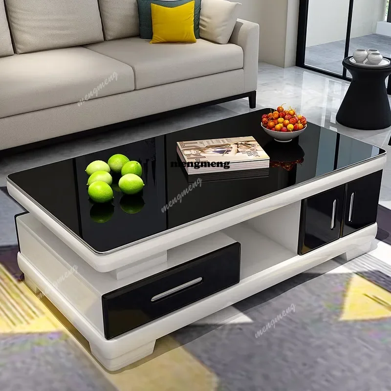 

E182 High Extendable Coffee Table Unique Rustic Minimalist Modern Coffee Table Luxury Stainless Steel Couch Tis Furniture Living