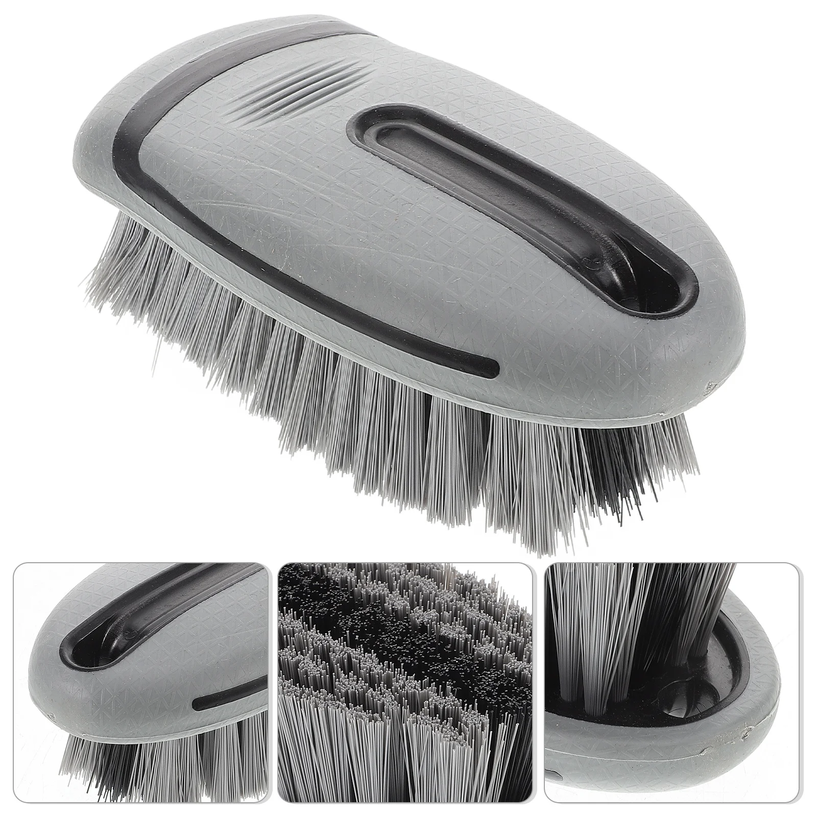 

Car Upholstery Cleaning Brush Plastic Hard Bristles Scrubbing Brush for Carpet Car Interior Dust Removal Detailing Tool