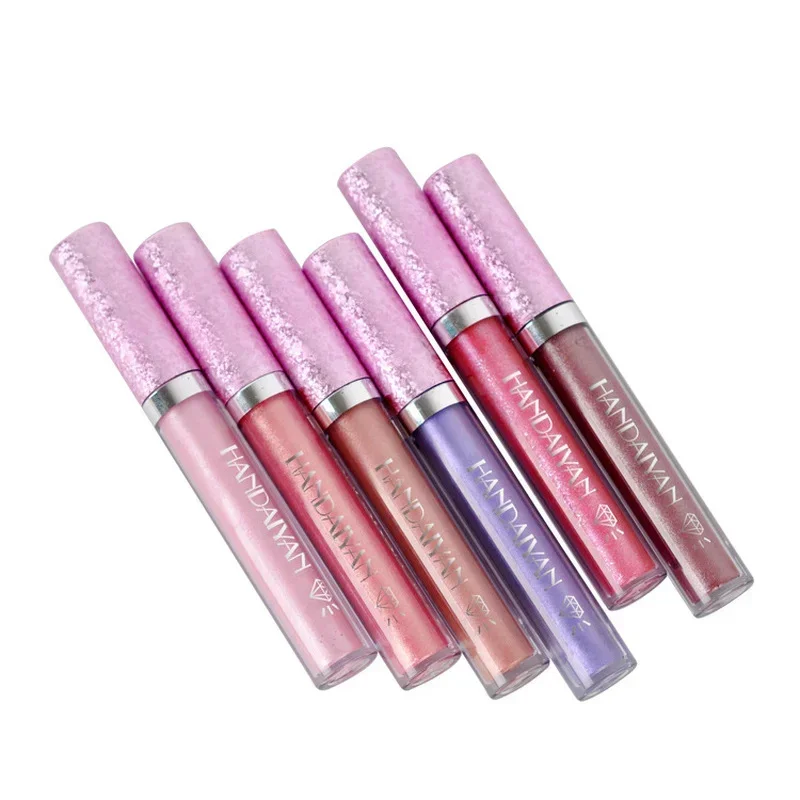 Diamant Parelmoer Lipgloss Zeemeermin Gloss Langdurige Kleurrijke Lippenbalsem Non-Stick Cup Zeemeermin Lipgloss Lippenstift Hot Sale