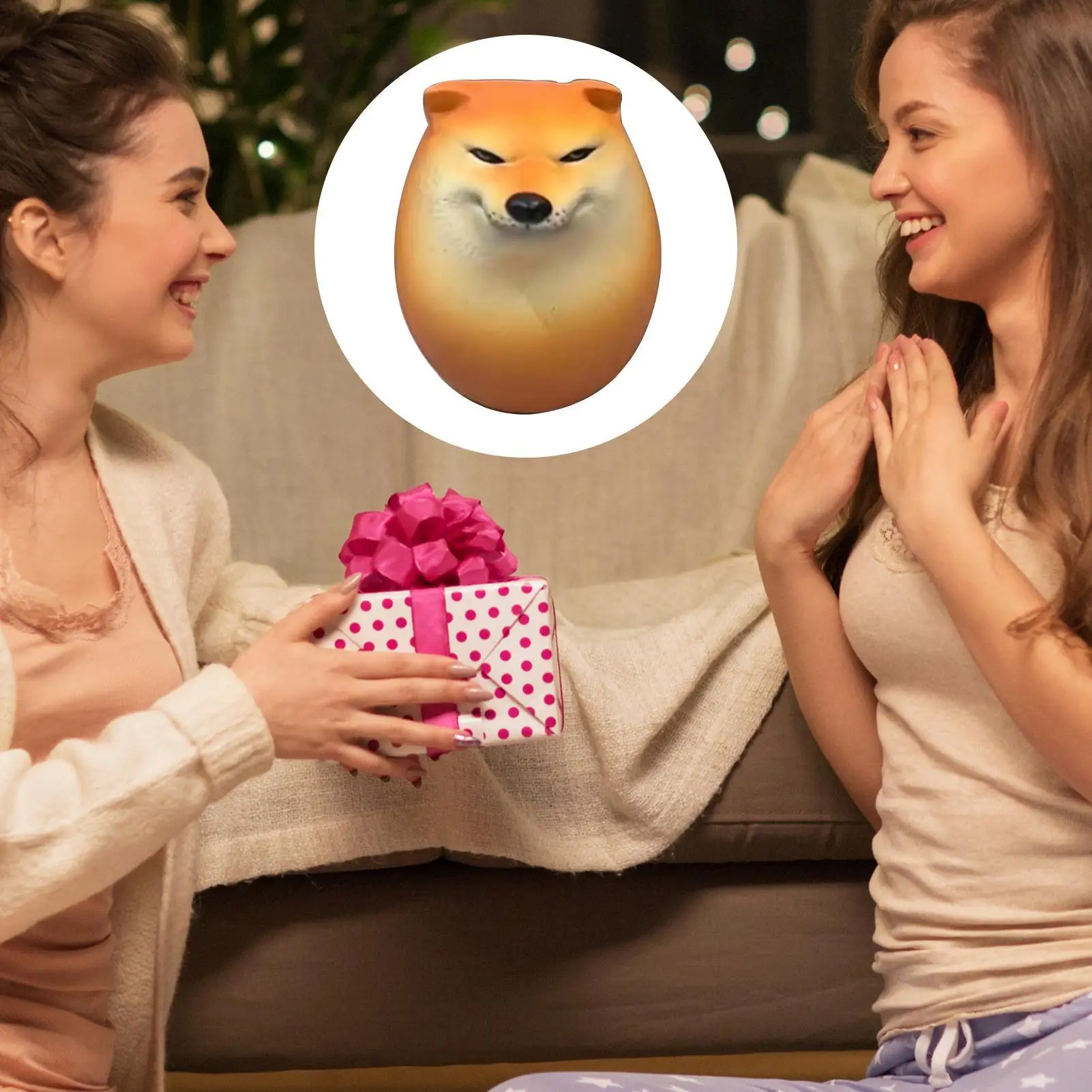 Jouets à presser pour enfants, drôle, chien à montée lente, jouet sensoriel, Figurines d'animaux, Gadgets apaisants pour le relaxation, le bureau en classe