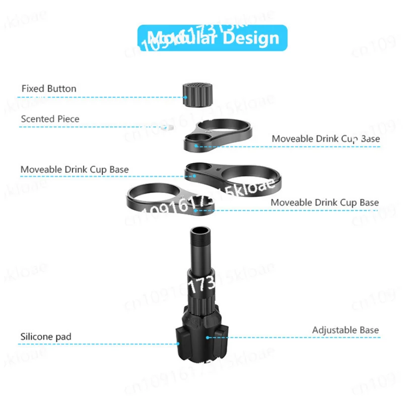 Multifunctional car water cup holder, modified coaster