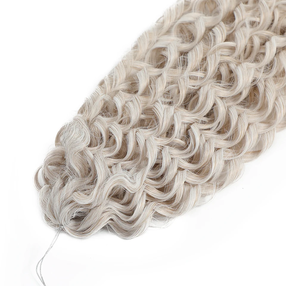 Jessica Hair Deep Wavy Twist Synthetisches Häkelhaar Lockiges Haar Häkelzöpfe Hochtemperaturfaser Flechten Haarverlängerungen – Detail 10