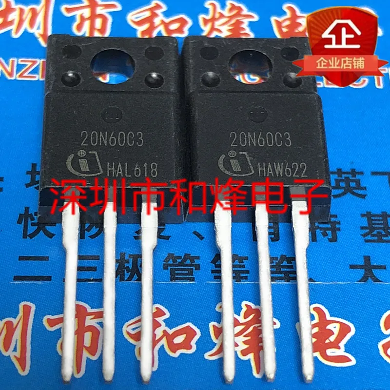 Free shipping   SPA20N60C3 20N60C3  TO-220F 650V 20.7A     10PCS