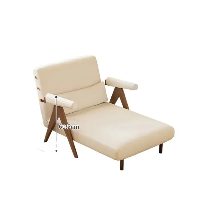 Folding sofa bed dual-purpose, multi-functional small apartment Internet celebrity princess single sofa bed