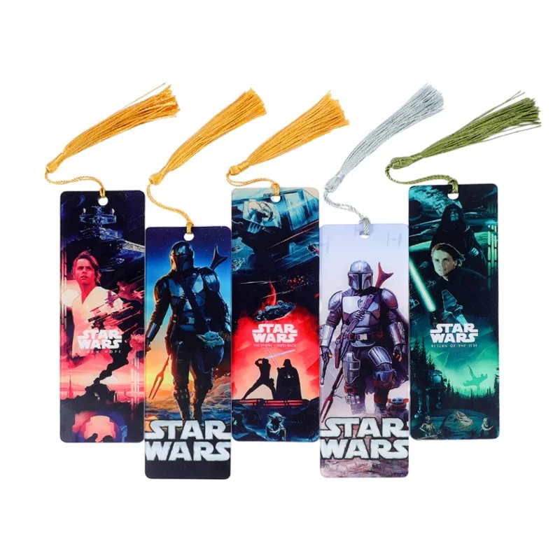 

Movie Star Wars Creative Peripheral Cartoon Metal Bookmarks with Eye-Catching Anime Themes Perfect Anime Gift for Cosplayers Fan