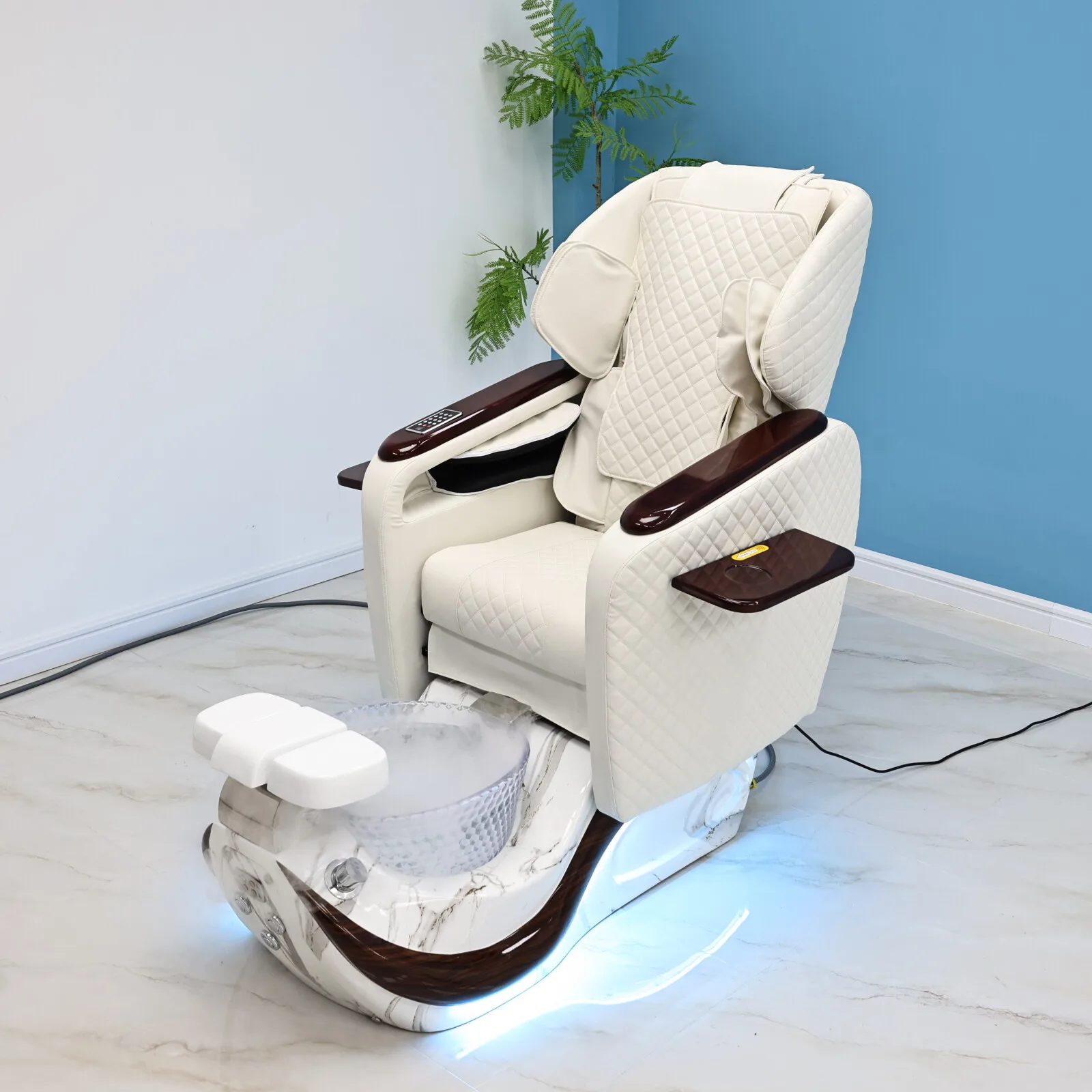 Factory Customized Luxury Pedicure Chair Fully Automatic Massage Chairs Foot Spa Chair for Nail Beauty Salon Store Furniture