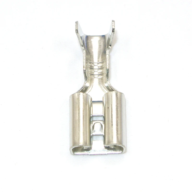 50PCs 6.3mm 4.8mm 2.8mm 2.2mm Crimp Terminal Female Spade Connector