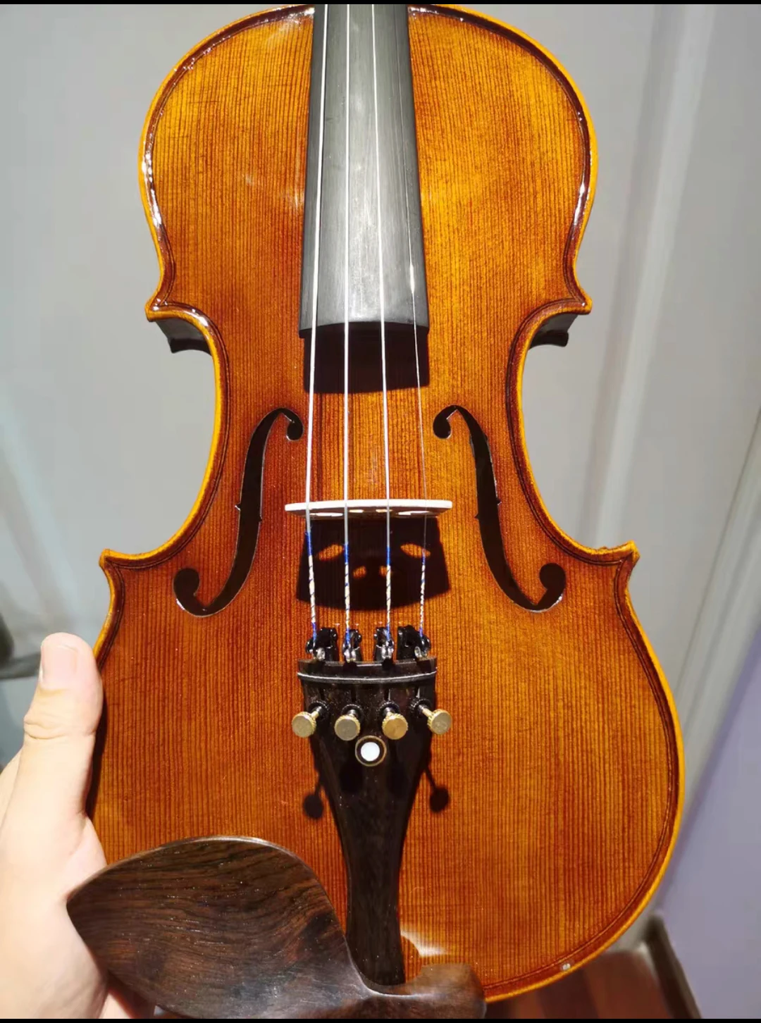 Italian retro brown Handmade Violin 4/4 3/4 Stradivari aldult Student professional Tiger Maple Violin musical instrument free