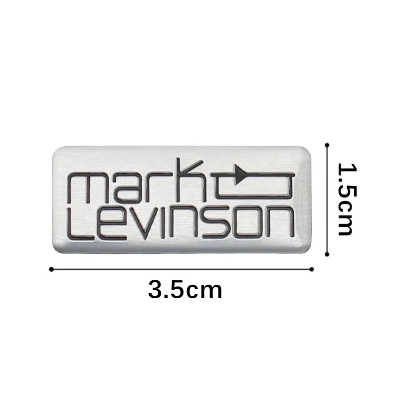 

2pcs 5pcs Metal Aluminum Speaker Car Styling Mark Levinson Badge Emblem Audio Stickers Interior Decorate Decals Auto Accessories