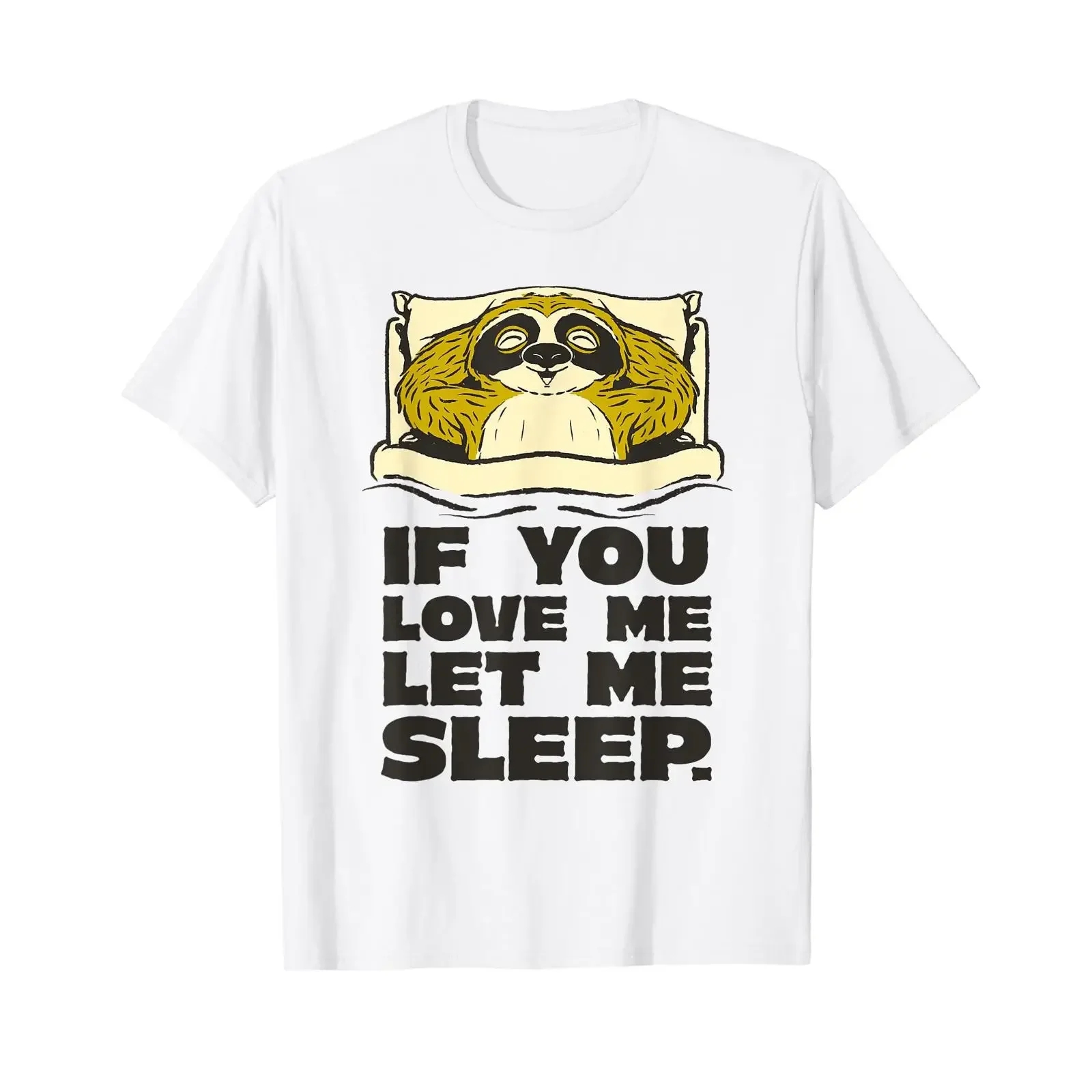 Faulenzen Nickerchen Faultier Schlaf T-Shirt, Vintage-Waschung, bequem, atmungsaktiv, mit Grafik, dehnbar, weich, Designerkleidung