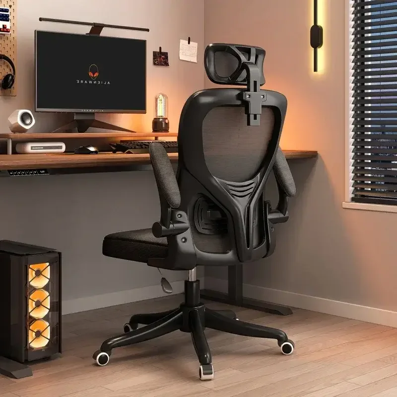 Backrest Computer Chair Comfortable for Prolonged Sitting, Home Use Backrest Office Chair, Dormitory Ergonomic Swivel Chair