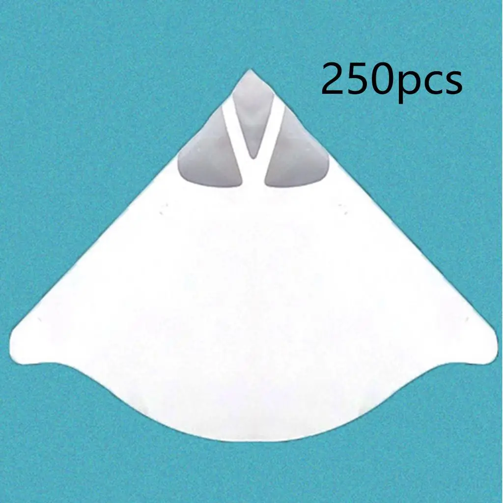 250Pcs Smart Repair Paint Filters Dual Purpose 100 Paper and Nylon Mesh Fine