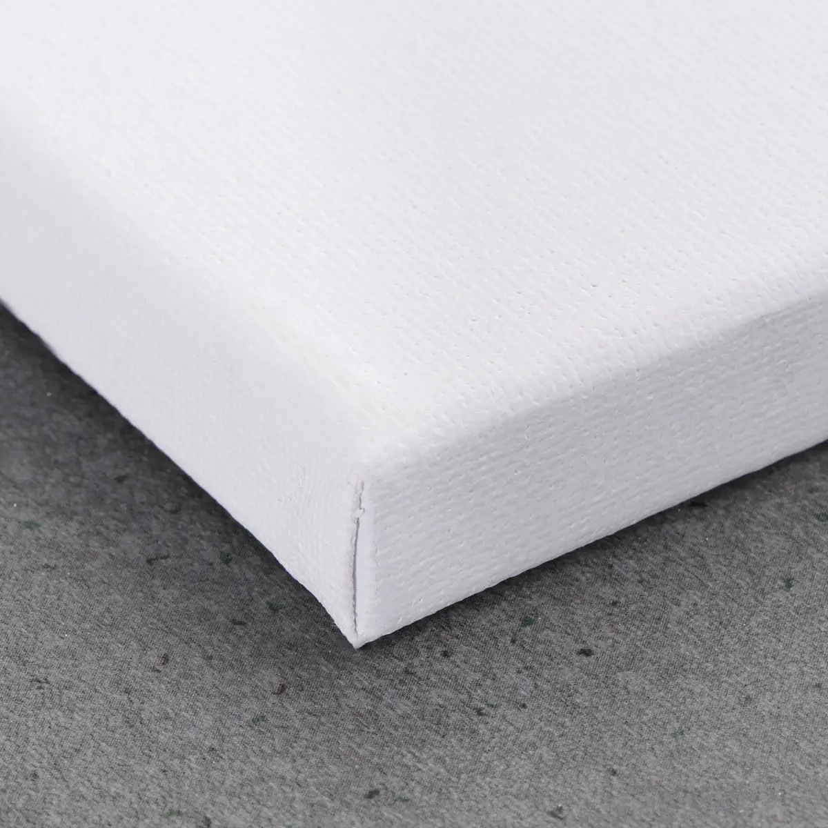 20x20cm Square Premium Stretched Canvas Cotton Fiber Flexibility Natural Tone High Strength for Oil Acrylic Gouache Artists