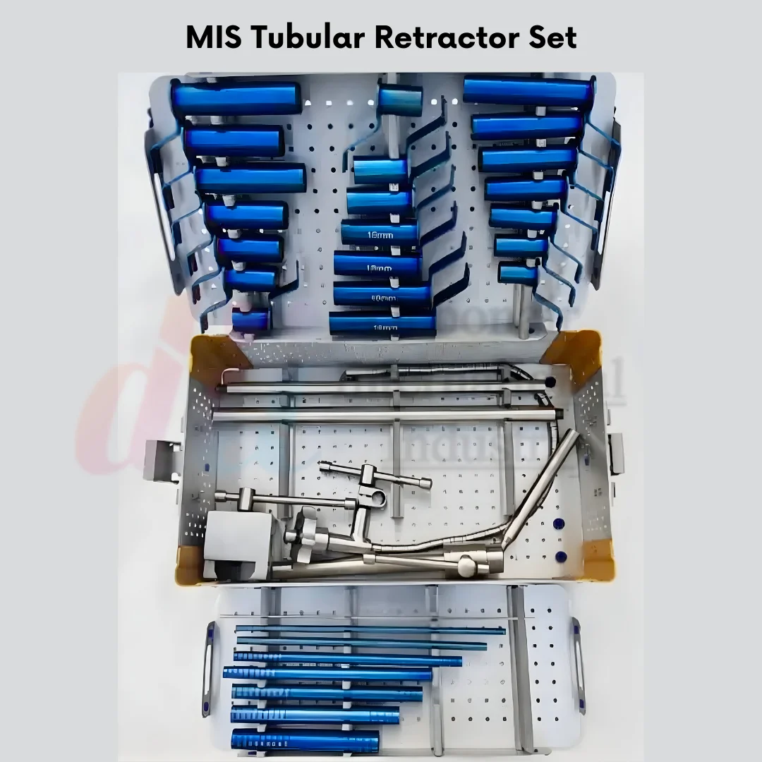 MIS Tubular Retractor Set Stainless Steel Surgical Instruments for Minimally Invasive Spine & Abdominal Surgery Medic Instrument