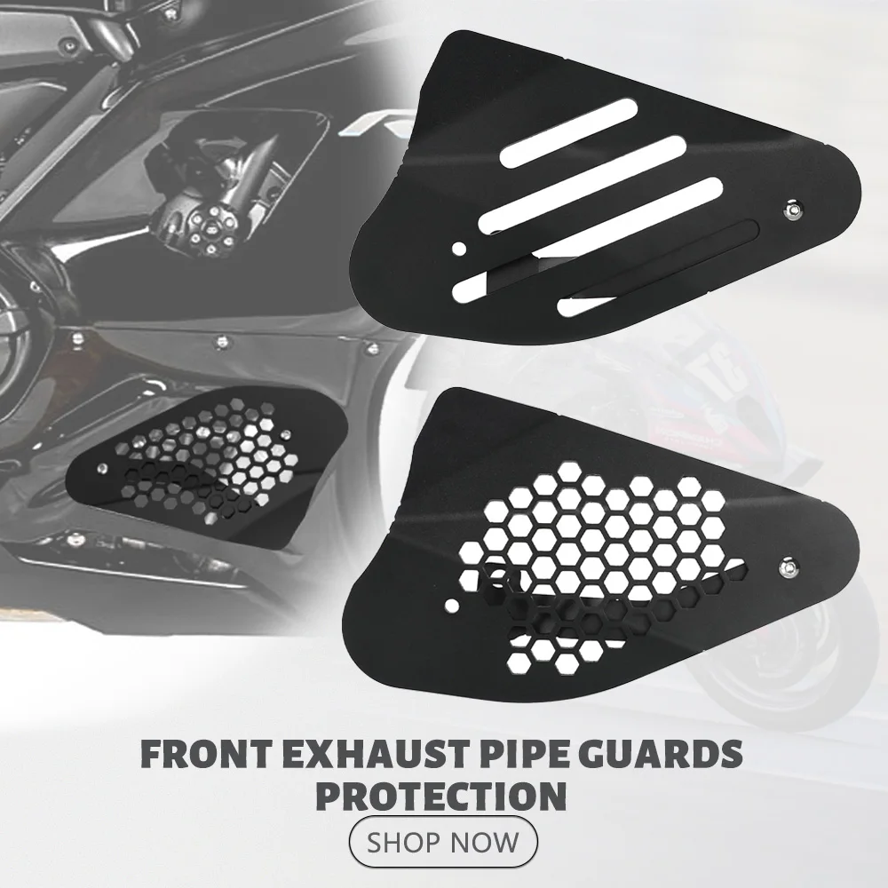 

Для YAMAHA YZF-R7 2021-2024 YZF R7 мотоциклетный глушитель, защитная крышка, защита передней выхлопной трубы, аксессуары для защиты