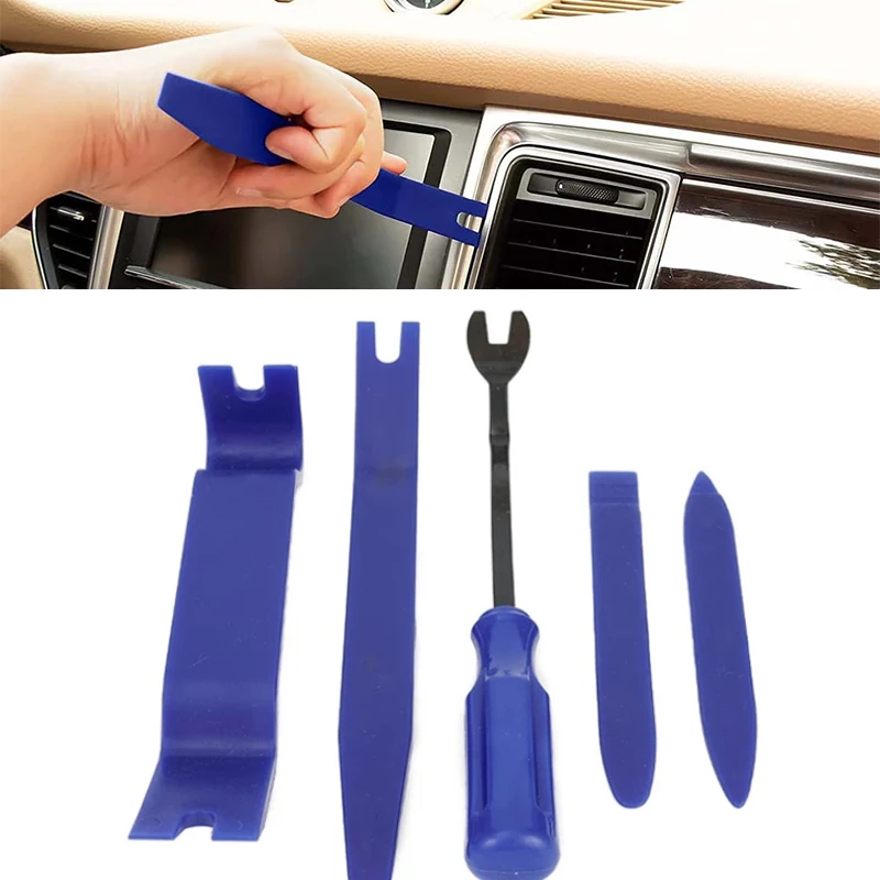 Car Stereo Trimming Removal Tool Kit Door Cleat Trim Removal Video Dashboard Navigation Removal Plastic Car Interior Repair Tool