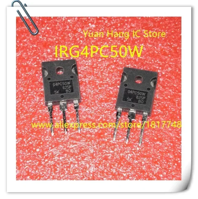 

10 шт./лот IRG4PC50W IRG4PC50WPBF IGBT 600 В 55 А 200 Вт TO-247