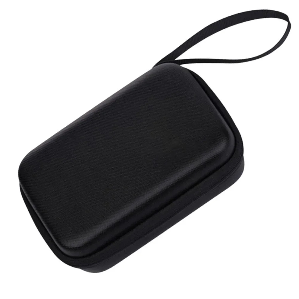 Black Digital Storage Bag with Large Capacity for Headphones Chargers USB Cables Splash proof & Wear resistant