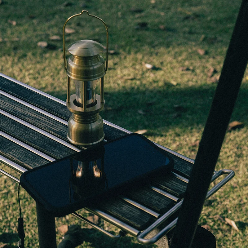 Pantalla de lámpara de camping de metal para atmósfera al aire libre, diseño retro de latón, pantalla de lámpara GZ portátil, carcasa de lámpara de