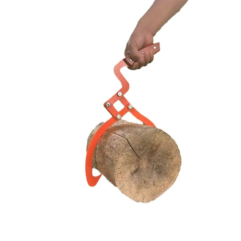 Multifunctional Log Lifting Tongs Heavy Duty Timber Grab Hook Wood Loading Unloading Lifting Clamp