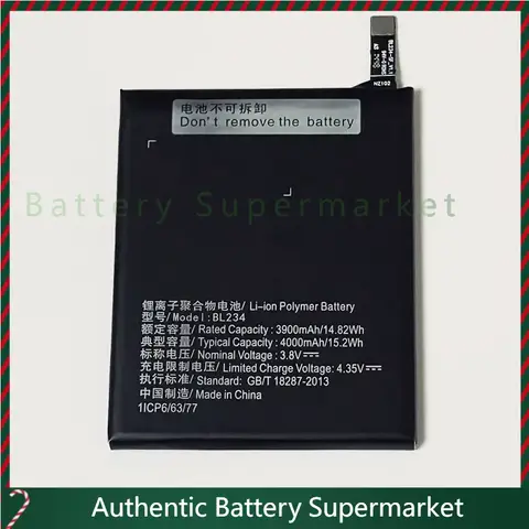 New 3.8V 4000mAh BL234 For Lenovo A5000 Dual SIM, Vibe P1m, P1ma40, P1mc50, P70, p70-t, p70-A Battery