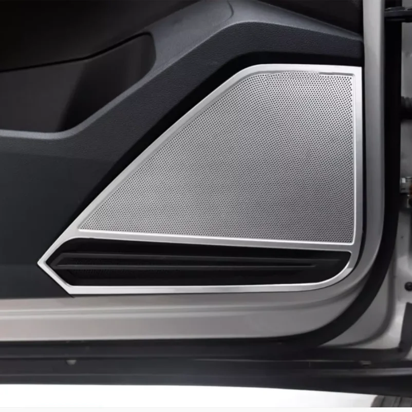 For Volkswagen Tiguan MK2 2017 - 2022 Interior Accessories Door Speaker Audio Loudspeaker Decoration Cover Trim Car Styling