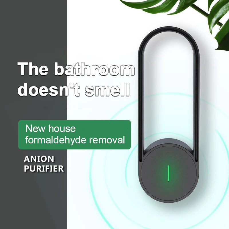 Portable USB Air Purifier Home Home Bathroom Deodorizing Air Purifier Filter Car Air Freshener Odor Smoke Remover Pet Cleaning