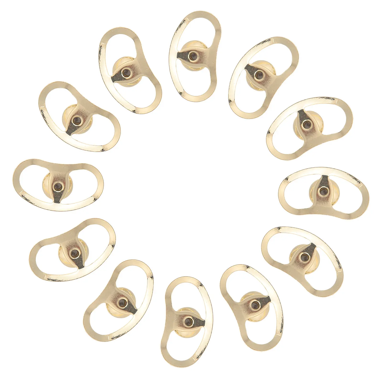 20Pcs Anti-Droop Earring Backs Hypoallergenic Copper Silicone Supportive Lifters for Droopy Earlobes Heavy Studs Secure Comfort