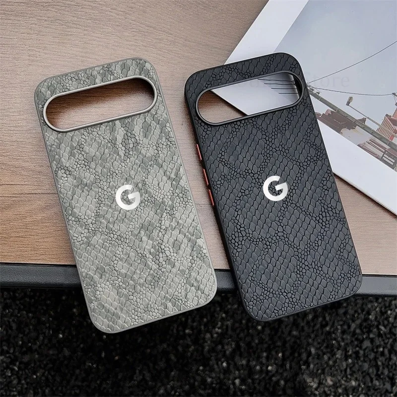Vintage Luxury Classic Snake Leather Texture Phone Case For 
