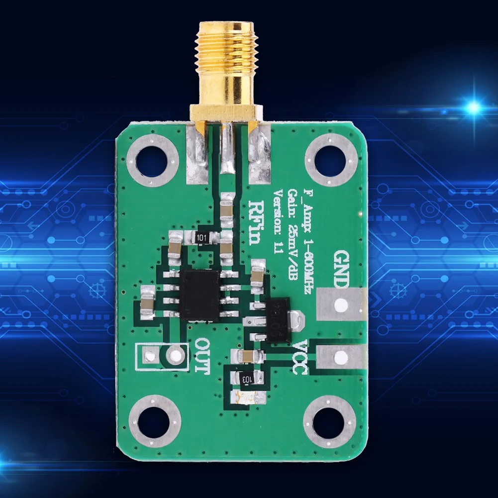 

RF Signal Power Meter 1-600MHz RF Signal Power Meter Logarithmic Detector -74dBm to 18dBm Radio Frequency Detection