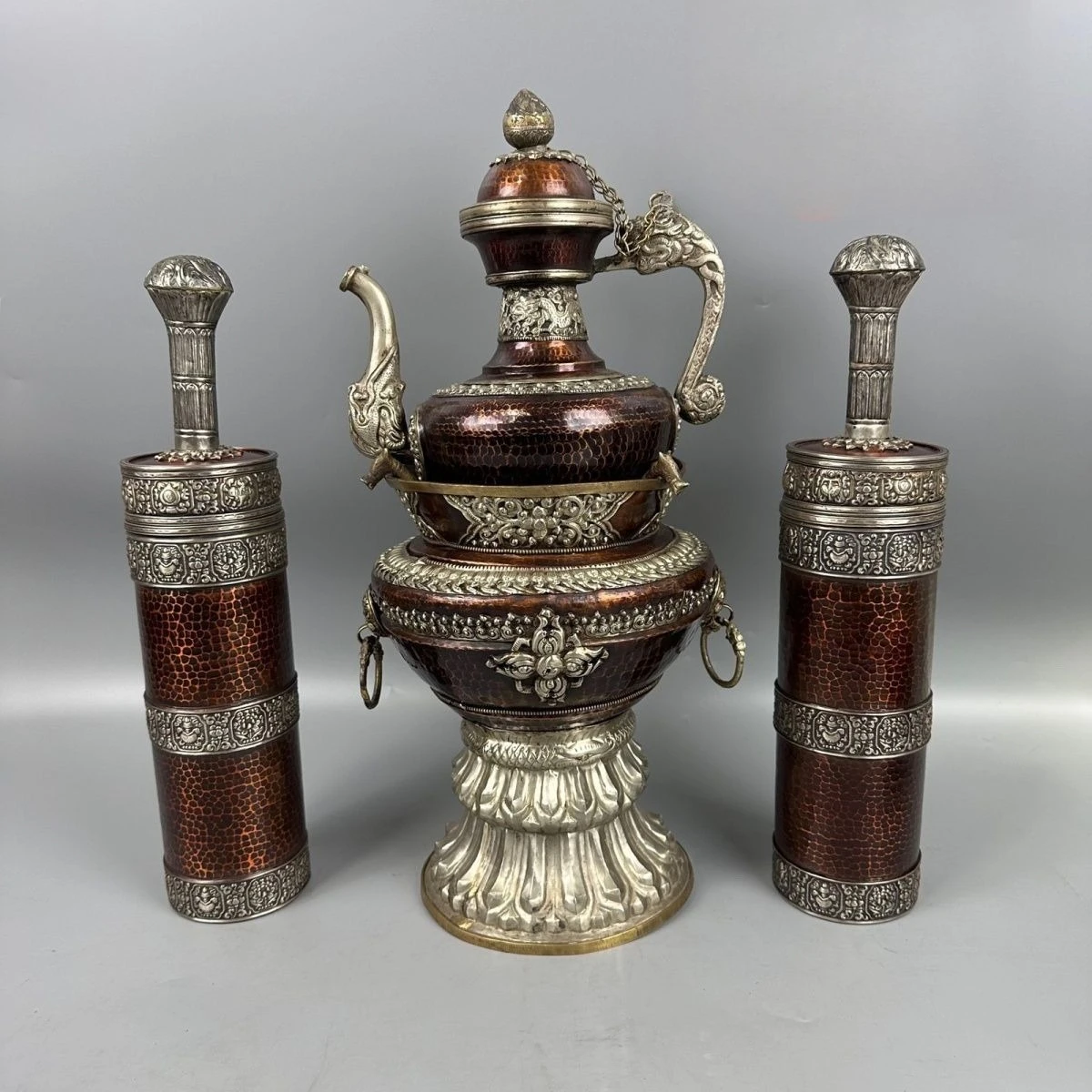 Pure copper kettle handmade teapot handicraft wine jug household ornament