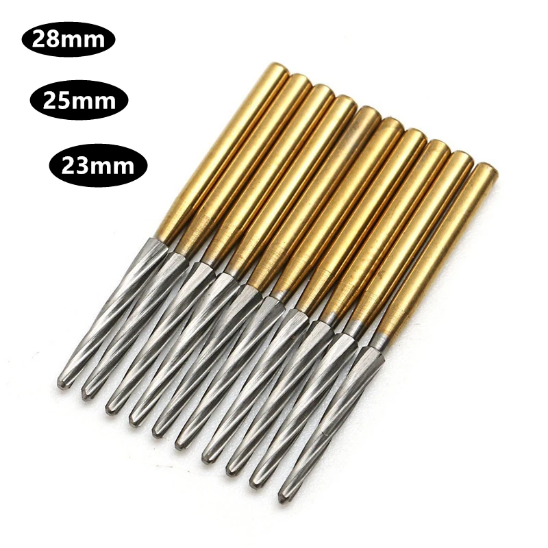 

6pcs/box 25mm/28mm Dental Tungsten Carbide Burs Zekrya Drill Endo-Z Polishing Surgical Bone Cutters Bit For Dentistry High Speed