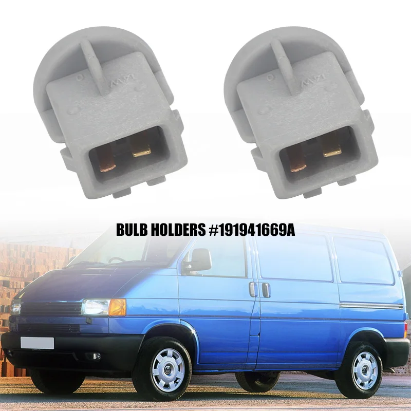 

Автомобильный боковой фонарь, держатель лампы, аксессуары, левая и правая подставка для лампы, адаптер для VW T4 Transporter 1990-2003 191941669A