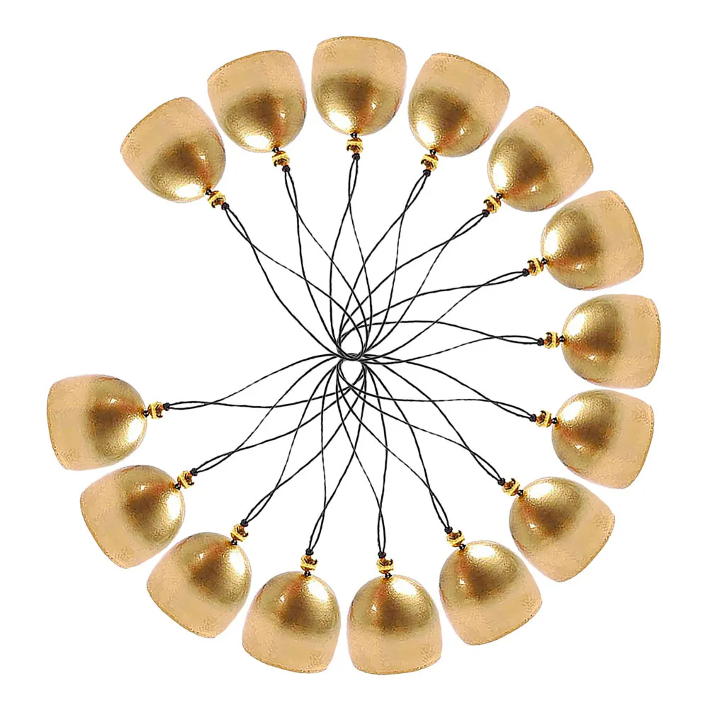 

15Pcs Craft Bell Accessories Tiny Metal Bells for DIY Projects Mini Hanging Bells Home Porch Balcony Decoration Festive Ornament