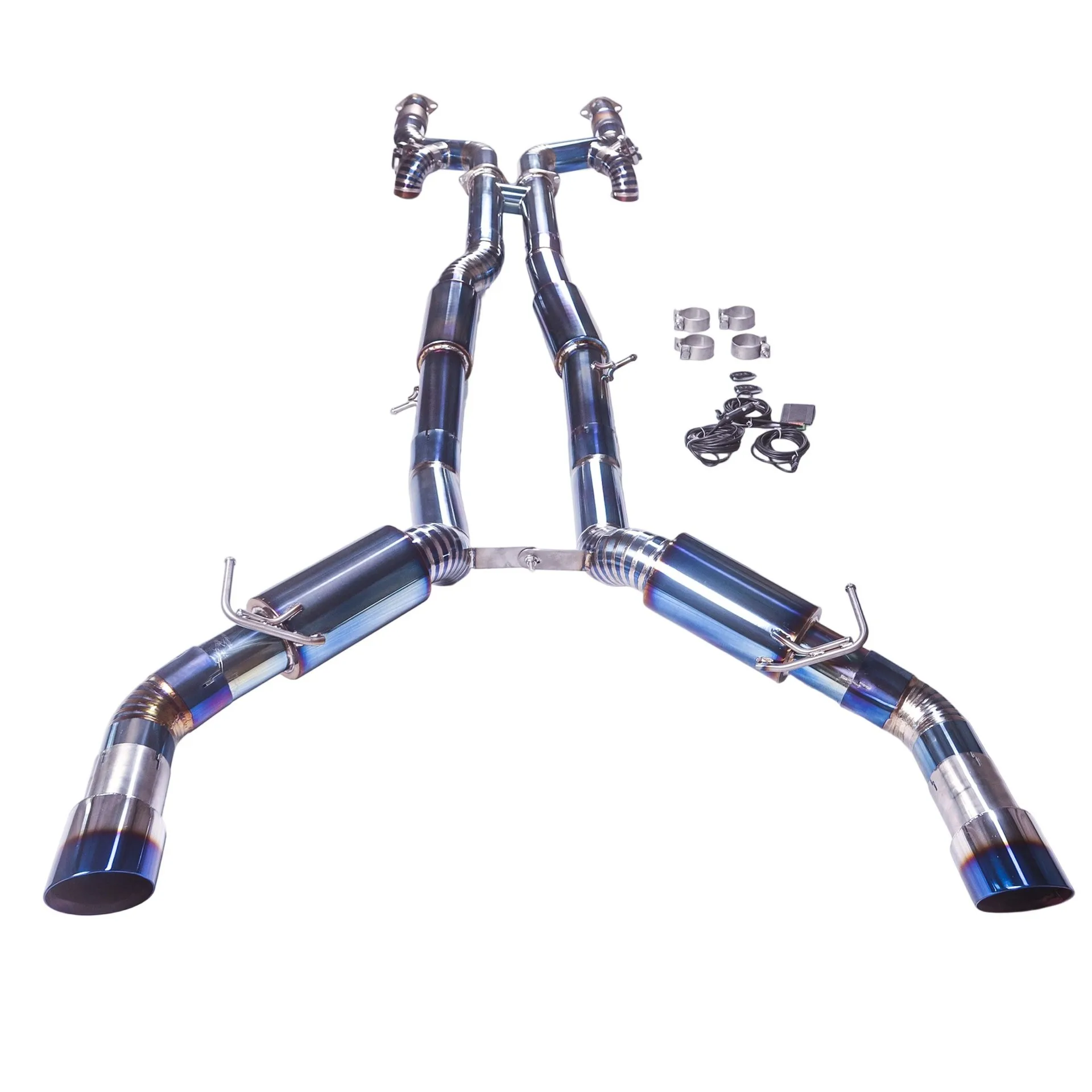 Adatto per Catback in titanio personalizzato Infiniti Q50 3.0T 3.7L con sistema di scarico della valvola