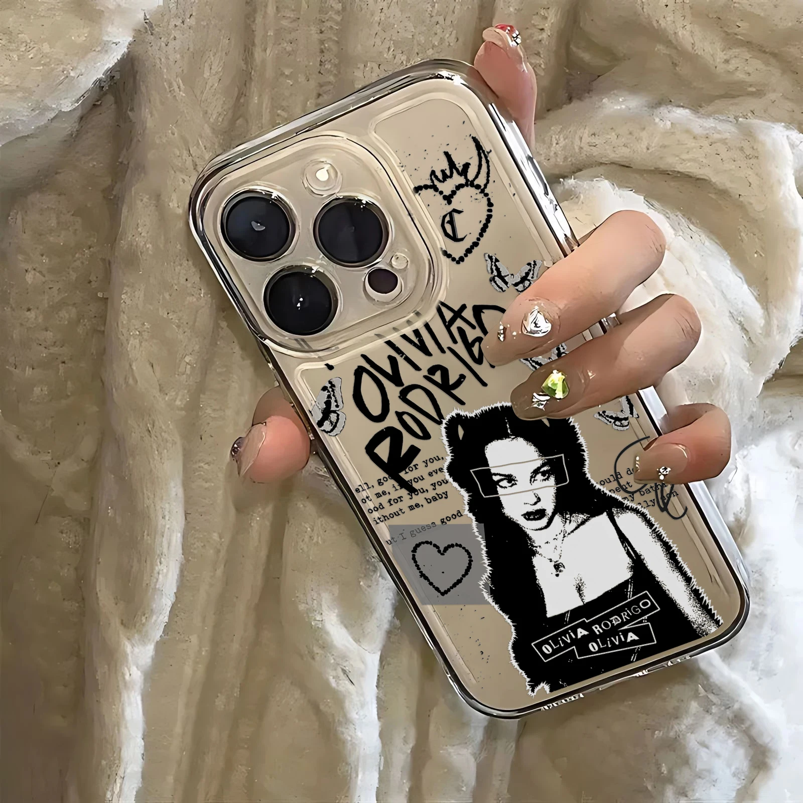 Singer O-Olivias R-Rodrigos Phone Case For VIVOY28 V30e Y75 Y03 Y36 Y100 Y22s Y16 Y50 Y21 Y20 V29 V23e V21e 5G Transparent Cover