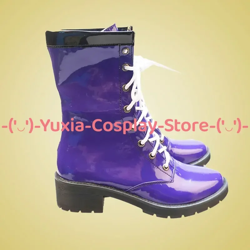 Yuxiacosplay! BanG Dream Ujigawa Shu Cosplay Schoenen Anime Game Karakter Prop PU Lederen Laarzen Halloween Carnaval Feestkostuum