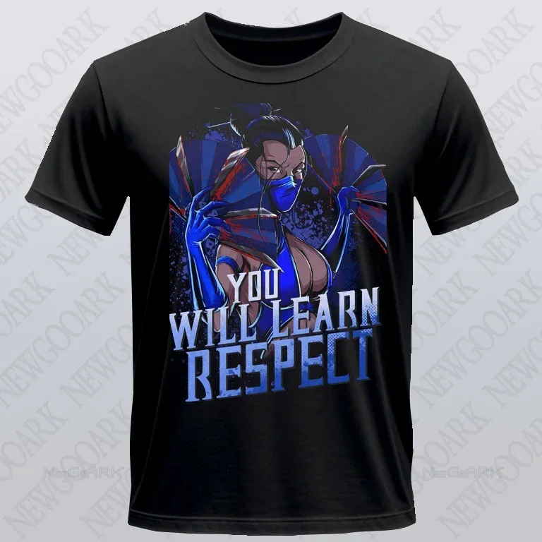 Sub-Zero Mortal Kombat game t-shirt cotton cartoon graphic Mens Clothing Casual t shirts Vintage Men Women Streetwear Tees