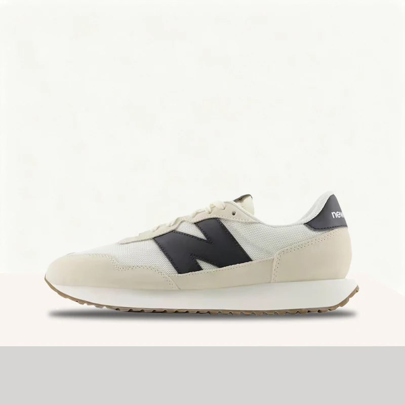 New Balance NB237 Unisex Beige Low-Top Shoes – Non-Slip Versatile Durable Sole & Comfortable Casual Everyday Fit MS237WB