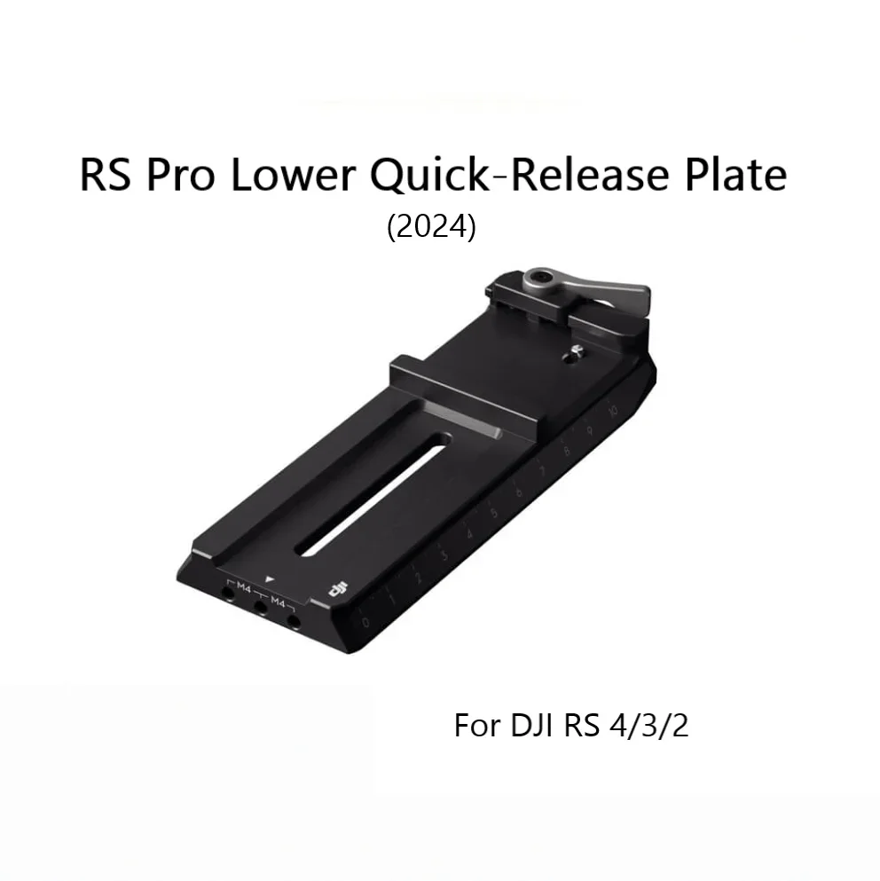 DJI RS Pro Lower Quick-Release Plate (2024) for DJI RS 4 Pro DJI RS 3 Pro DJI RS 2 Original, Brand-New