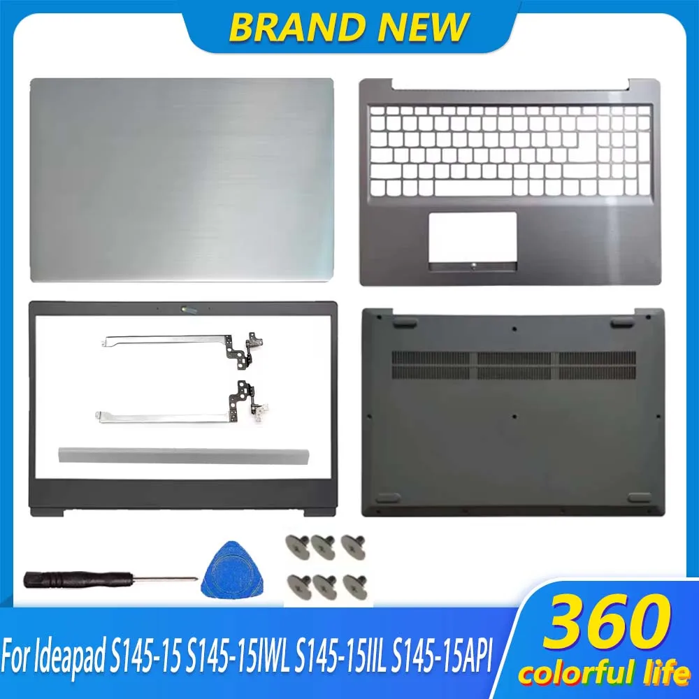 For Ideapad S145-15 S145-15IWL S145-15IIL S145-15API S145-15IGM 340C-15IWL Laptop Palmrest Upper Top Case Lowe Bottom Cover