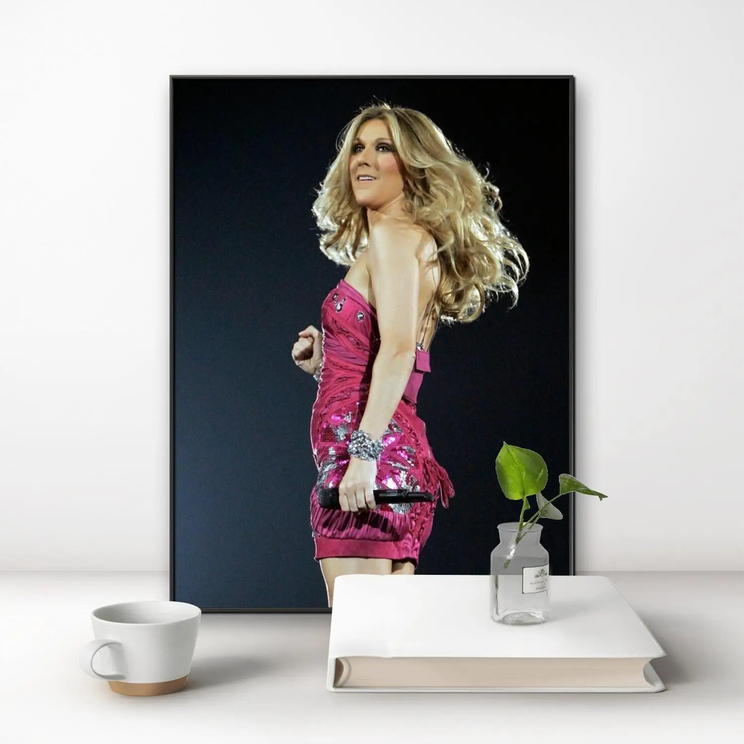 نجمة المغني المشارك DIY بها بنفسك الماس اللوحة C-سيلين ديون فسيفساء اللوحة 5D جوهرة التطريز جديد عبر غرزة ديكور المنزل الموضة #2