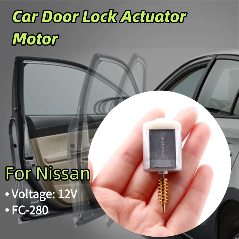 

AZGIANT High-Speed Car Door Lock Motor Central Locking Motor FC-280 For 2004-2009 Nissan Elgrand MK3 Car Interior Accessory