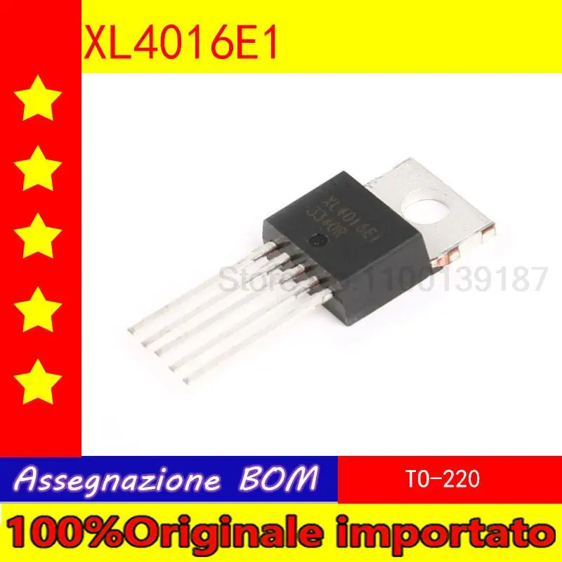  100%Originale importato  10pcs/lot Home furnishings XL4016E1 the TO - 220-5 chips step-down ICDC - DC converter